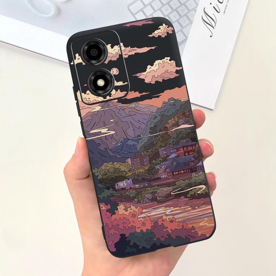 For Motorola Moto G04 Case XT2421-2 New Fashion Cartoon Cover Shockproof Phone Case For Motorola G04 Moto G04s MotoG04 Soft Bags
