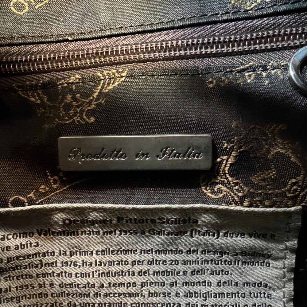 Orobianco Logo Nylon Shoulder Bag Charcoal Nylon Mens Used