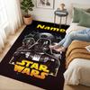 Personalized Name Darth Vader Lightsaber Living Room Non-Slip Area Rug Soft Carpet for Bedroom Kids Playroom Sofa Office Home Decor Doormat
