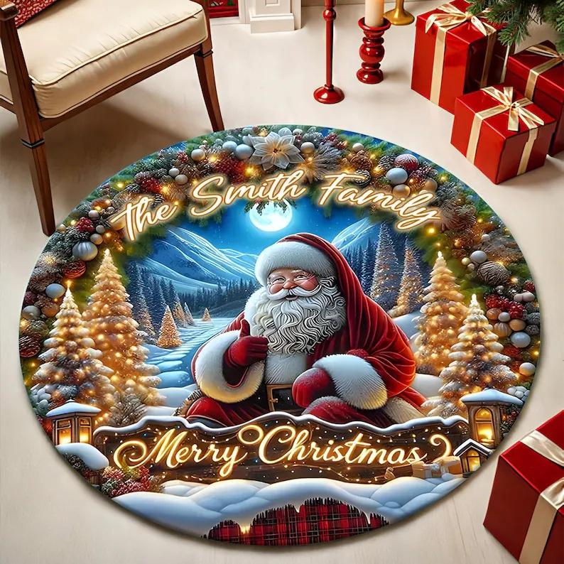 Texas Star Area Rug Round Brown Western Country Rugs Retro Pentagonal Star Cowhide Carpet Non-Slip Western Rugs for Living Room