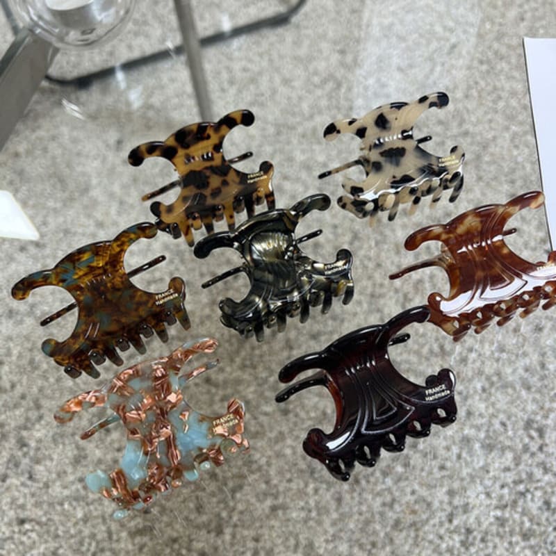 

mosxe CC hair-clip (7color) red mint