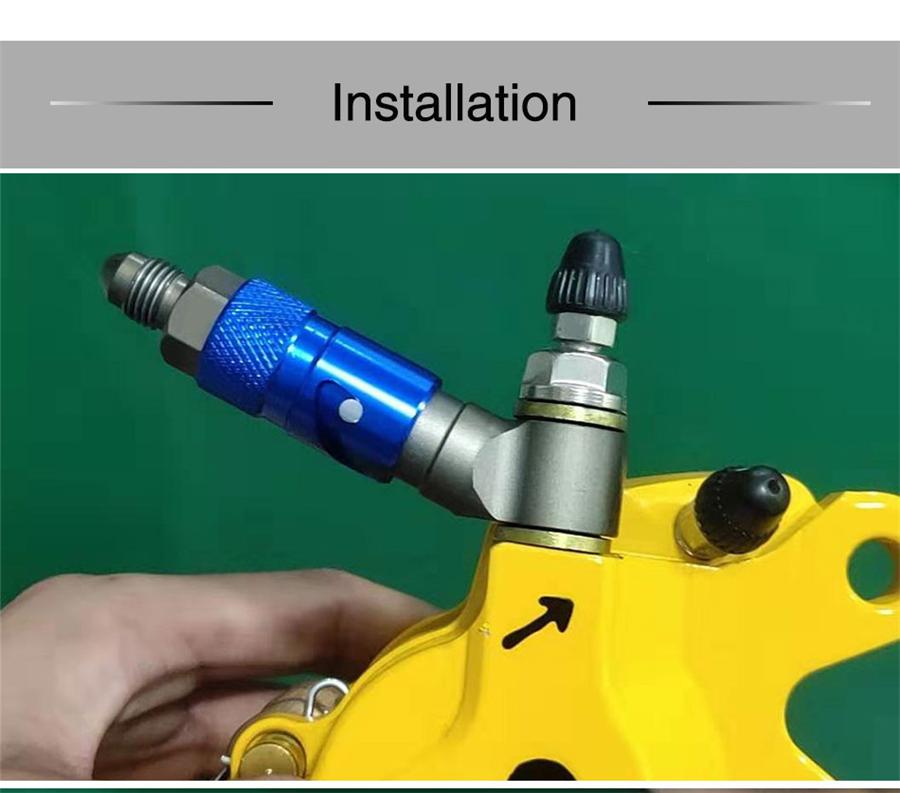 Quick Release Brake Line Coupling for Custom Use