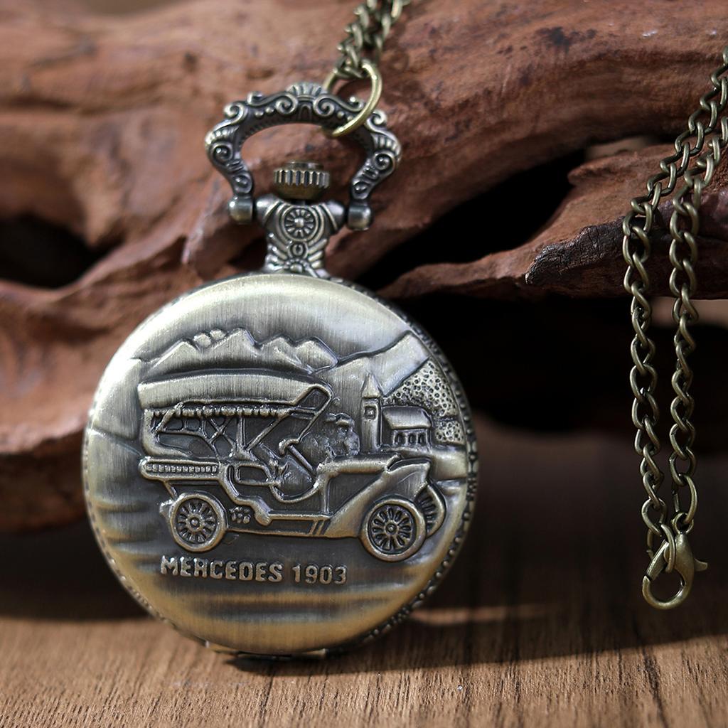 Men's Classic Quartz Watches Luxury Men Pocket Watch Fashion Women Mens Necklace Chain Watch