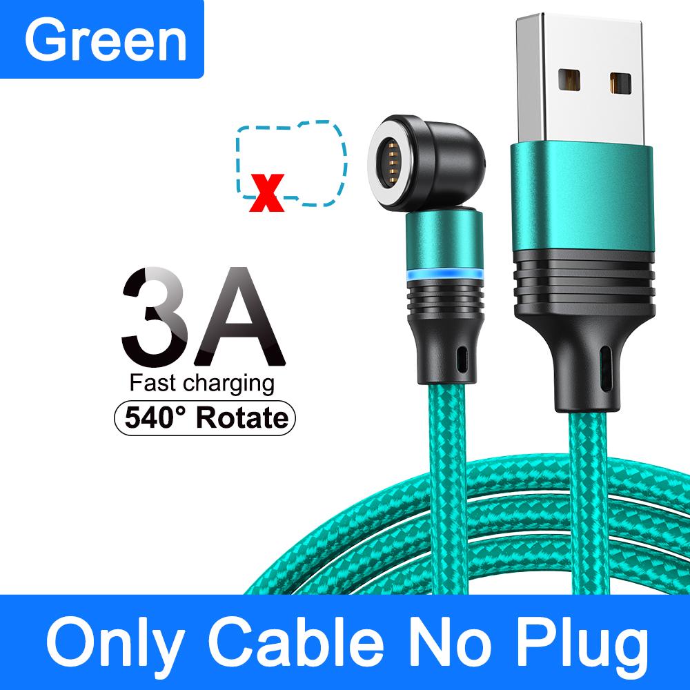 540° Otočný Magnetický Kábel 3A Rýchle Nabíjanie Typ C Kábel Pre Xiaomi Samsung Micro USB Dátový Kábel Magnetická Nabíjačka Pre iPhone 14