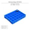 4compartment Plastic Parts Box, Storage Organizer, Thickened Rectangular Case for Screws &