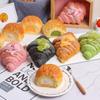 Simulated Croissant Squishy Toy, Slow Rebound Bread, Soft Scented Prop, Stress Relief Toy Model, Miniature Food Play