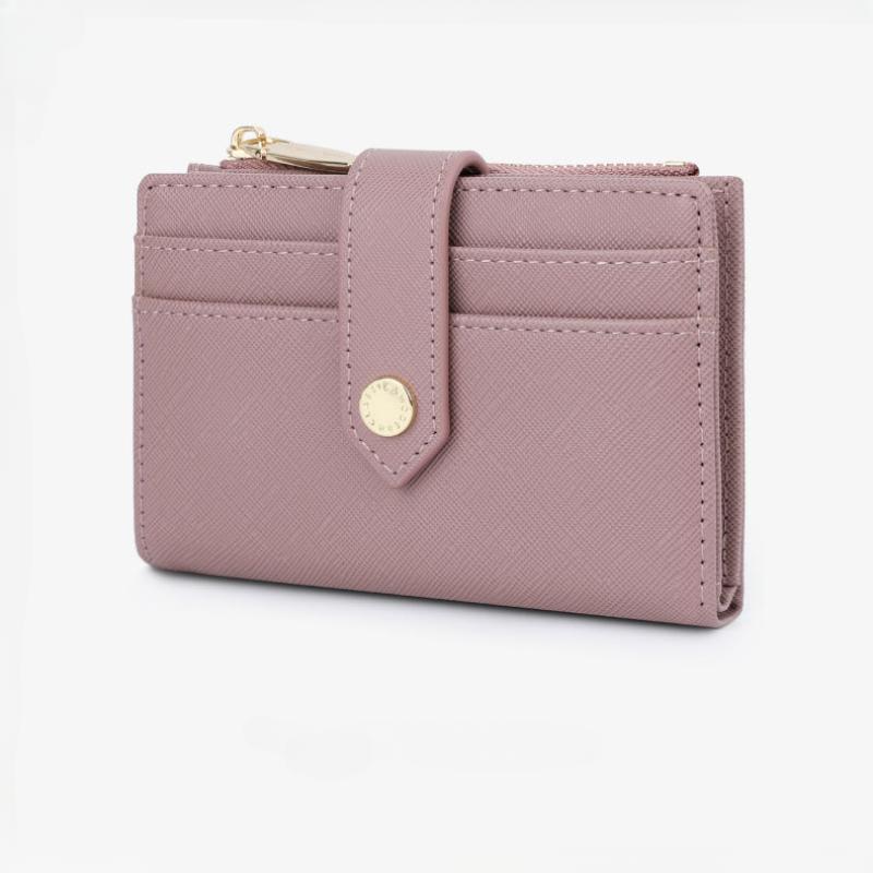 Nuova Moda Portafogli da Donna con Figura a Croce PU di Alta Qualità Corto Portamonete per Contanti e Monete Porta Carte da Donna Pochette Borsa per Soldi Regalo Sorpresa per la Fidanzata