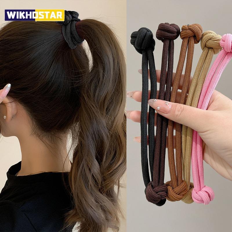 Simplicity Stretch Rubber Hair Ties for Women High Elasticity Fashion Girl Head Rope Scrunchie Hair Accessories