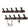 Wall Mounted Coat Hook Rack Entryway Hallway Closet No Drill Installation Heavy Duty Wooden Hanging Organizer