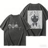 Lain Amante degli Anime Maglietta Lavata Abbigliamento per tutto l'anno personalità Vestiti Taglie Forti Unisex Streetwear alta qualità prodotto caldo tee