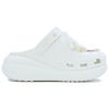 Crocs Crush Clog EVA Fashion Comfortable Versatile Hole Shoes Unisex White