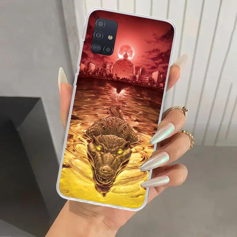 

Crocodile Animal Phone Case for Samsung Galaxy A52 A32 A22 A12 A02S A50S A30S A10S Note 20 Ultra 10 Plus S10 A31 A20 A71 A72 Gal Samsung A50S