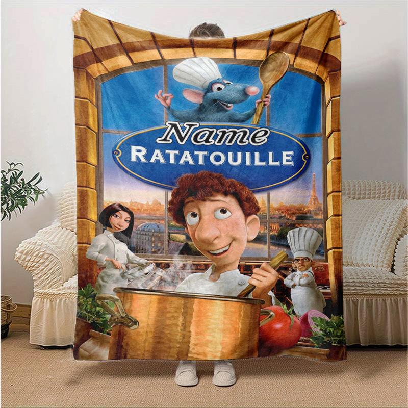 Custom 1pc Rat Chef's Adventure Blanket, Soft And Comfortable Blanket, Casual Warm, Camping Travel Blanket, Birthday Gift Q910231