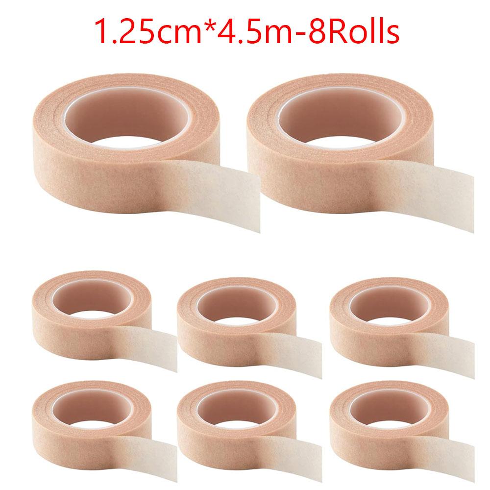 

8 Rolls Beige Tape Flexible Skin Tape Breathable Nose Tape Self Adhesive Gauze Tape for Wound Injuries Swelling Sports 8 Rolls