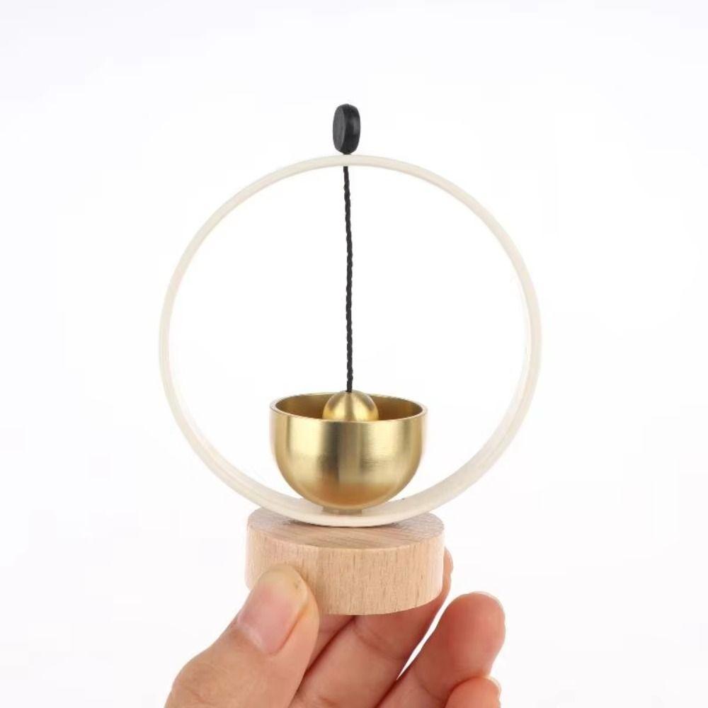 Circular Frame Singing Bowl Set Clear Tone Yoga Wind Chimes Desktop Meditation