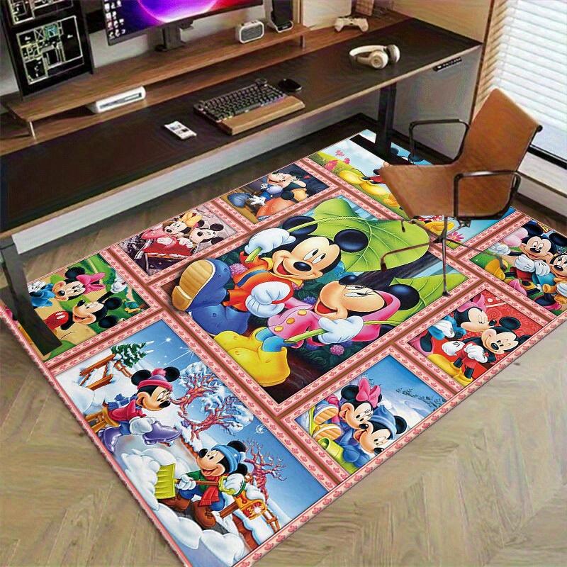 1pc,Disney Mickey Mouse Minnie Mouse Room Decor Rug Carpet Gift for Home Office Chair Outdoor MatH234