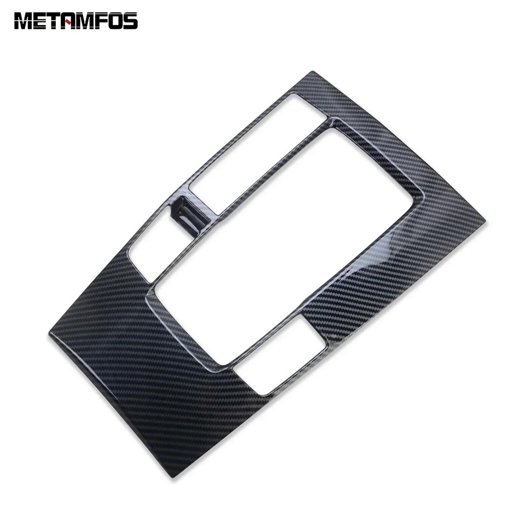 Center Console Gear Shift Box Panel Cover Trim For Mazda 3 M3 Axela - 2024 2025 Carbon Fiber Interior Car Accessories