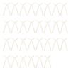 30 Pcs Bow Cake Topper Ribbon Bow Cupcake Toppers Birthday Party Bowknots Decoration for Bridal Wedding Party Supplies