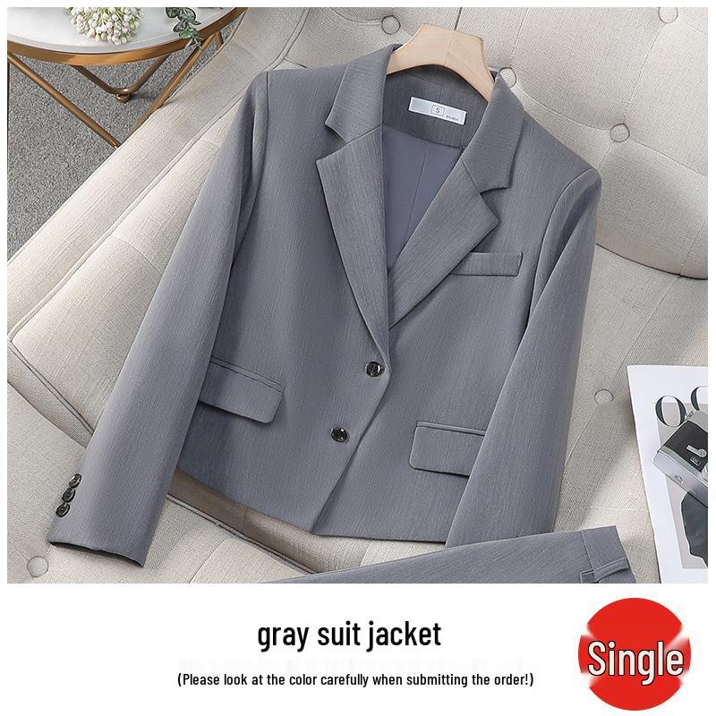 Zihong Professional Women's Interview Suit 2024: New Style for Teacher Qualification Tests & Petite Workwear Attire