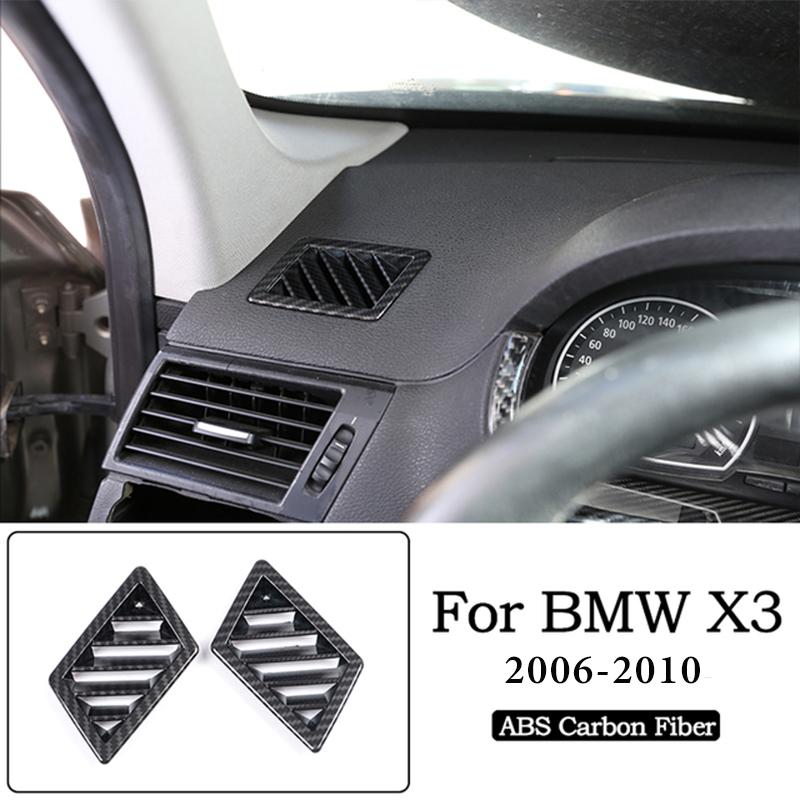 

For BMW X3 E83 2006-2010 ABS Carbon Fiber Interior Kit Dashboard Console Gear Shift Panel Decoration Cover Trim Stickers