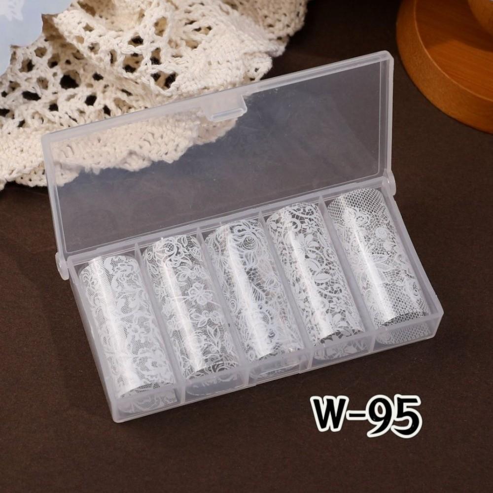 Laser Nail Foils Lace Design Nail Art Stickers Professional Nail Decorations  Manicure DIY