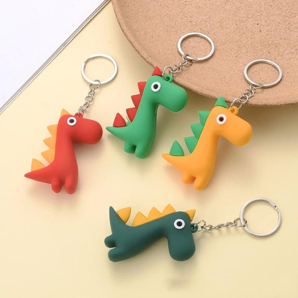 Niedlicher Schlüsselanhänger Cartoon Kleiner Dinosaurier Taschenanhänger Anhänger Hohe Qualität Mini Schlüsselanhänger