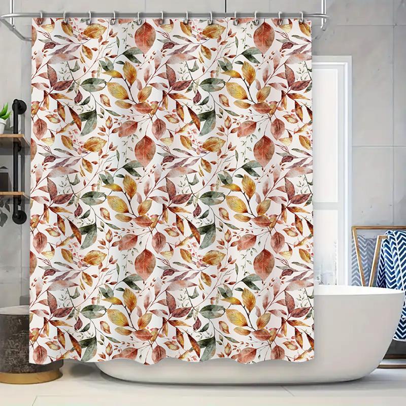 

Winter Scenery Shower Curtain Waterproof Bath Decoration: Rocky River Ice Flow Print, Modern Bathroom Decor, Non-Slip Fabric Sho W60H190(CM)-1 Pcs
