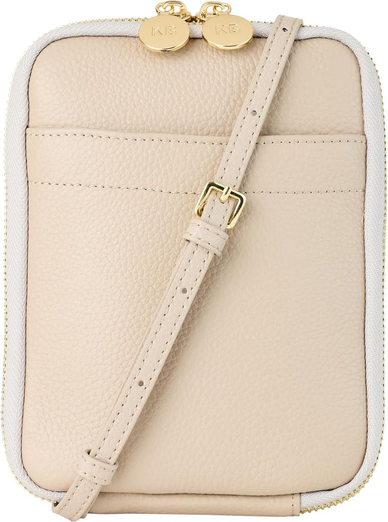in Smartphone pouch for shoulder smartphone travel Taupe Gold [Featured magazines] women, small, crossbody, lightweight, bag, pouch, bag, [KT BASE]