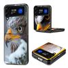 Majestic Eagle Gaze Phone Case For Samsung Z Flip 7 6 5G Galaxy Z Flip4 Z Flip5 Z Flip3 Coque Black Hard PC Shell Protective Cov