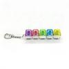 LED Keyboard Keychain Fidget Toys Crystal Clicker Sensory Toy for Stress Relief Keyboard Keychain Fidget Gadget for Adults Amagi