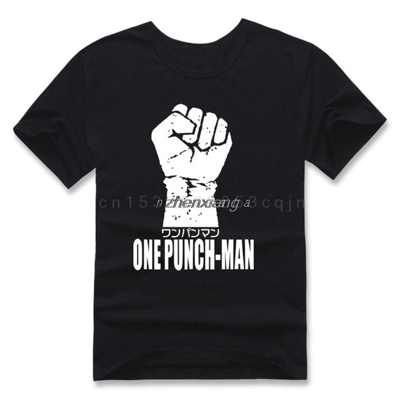 One Punch Man Fashion T-shirt Anime Men One-Punch High Quality Printed 100% Cotton European Size XS-5XL Tee Shirts S разноцветный