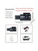 3 Lens Dashcam with Wifi 1080P Loop Recording Front 1080P Car Camera Mode Dash Camera for Cars Video Playback FHD
