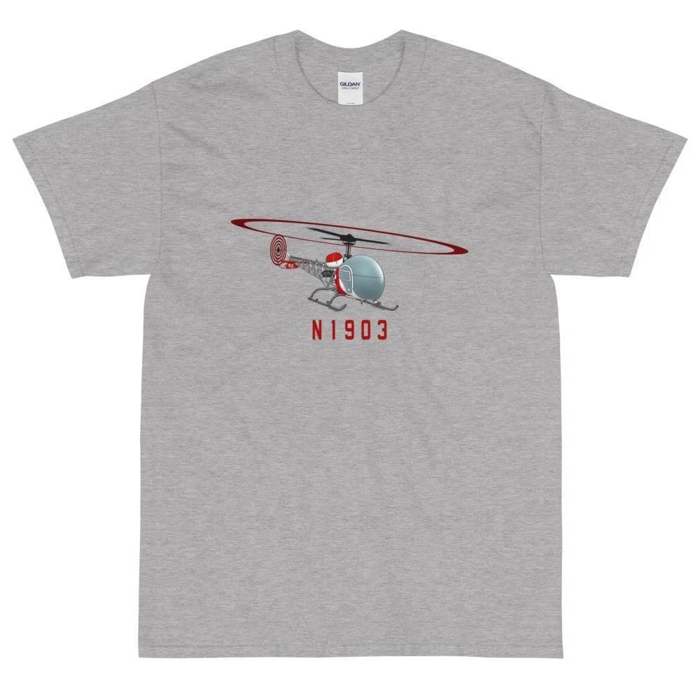

Helicopter Custom T-Shirt HELI25C47-R1 - Personalized with your N# 4XL