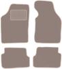Beige Velour Floor Mats For: Toyota RAV4 II FL 3-door (2003-2005)