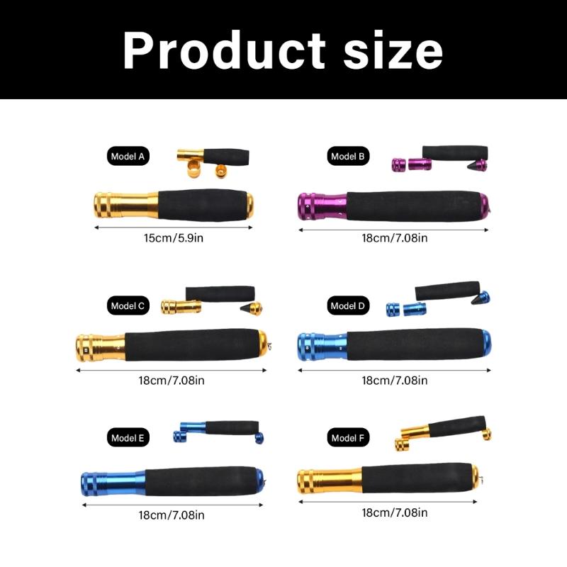 Fishing Rod Change Handle Comfortable Handle Fishing Equipment Wear Resistant Professional Aluminum Rod Grips Anti Slip