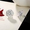 925 Sterling Silver Jewelry set earrings stud necklaces for women fine Fashion rose flower Pendant wedding Party Christmas gifts