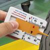 1pc 0-20mm Auto Car Tyre Tread Depthometer Depth Indicator Gauge Gage Motorcycle Trailer Van Wheel Measure Tool
