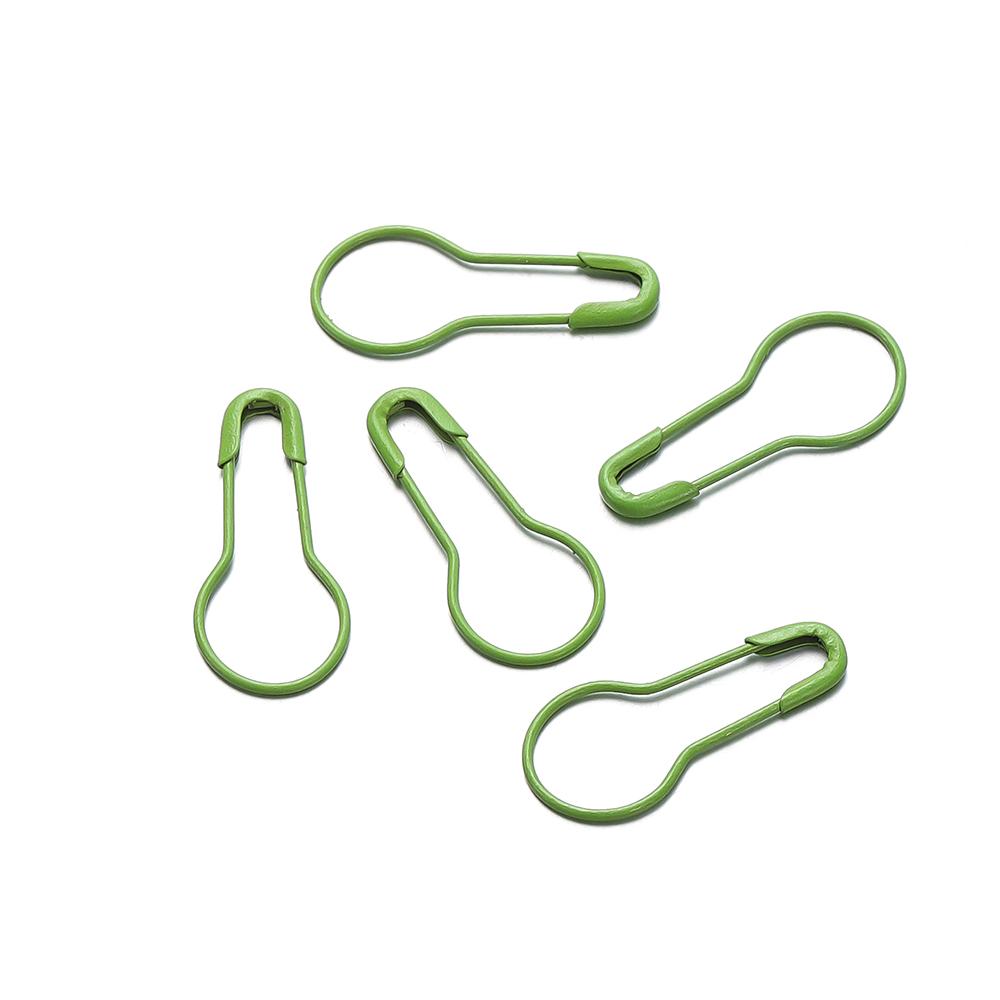 50/100pcs/Lot Colorful Gourd Shape Safety Pins Paper Clip DIY Sewing Tools Metal Needles Large Safety Pin Brooch Accessories