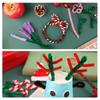 50PCS New Two Color Twisting Stick DIY Handmade Strips Craft Wool Top Stick Children