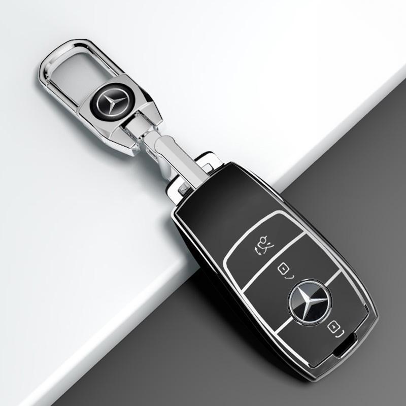 Mercedes-Benz E-Class 2016-2023 Key Cover, E260L/E300L AMG Buckle, Premium Protective Case.