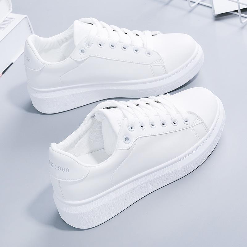 Schuhe für Damen, Alltagsschuhe zum Schnüren, Freizeitschuhe, bequeme Sneakers mit weicher Unterseite, Plateauschuhe für Damen, Zapatos De Mujer