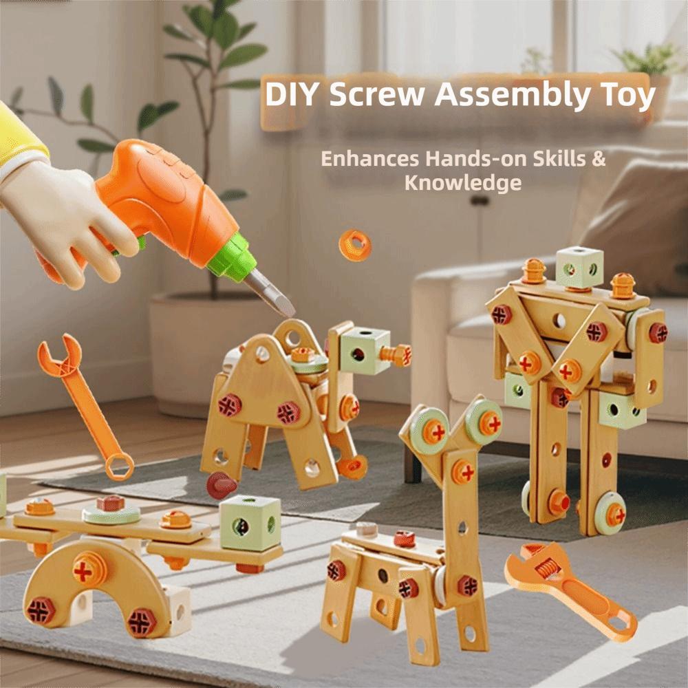59/100/143Pcs Children's Educational Play House Assembly Toy Plastic Assembling Model Boy and Girl