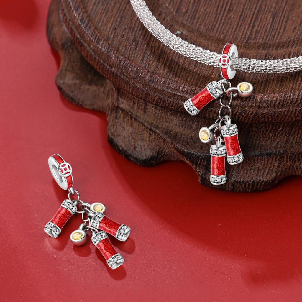 Plated 925 Silver Youth God of Wealth Charms Fit Exquisite 925 Charms Bracelet Beads Jewelry Gifts for Women