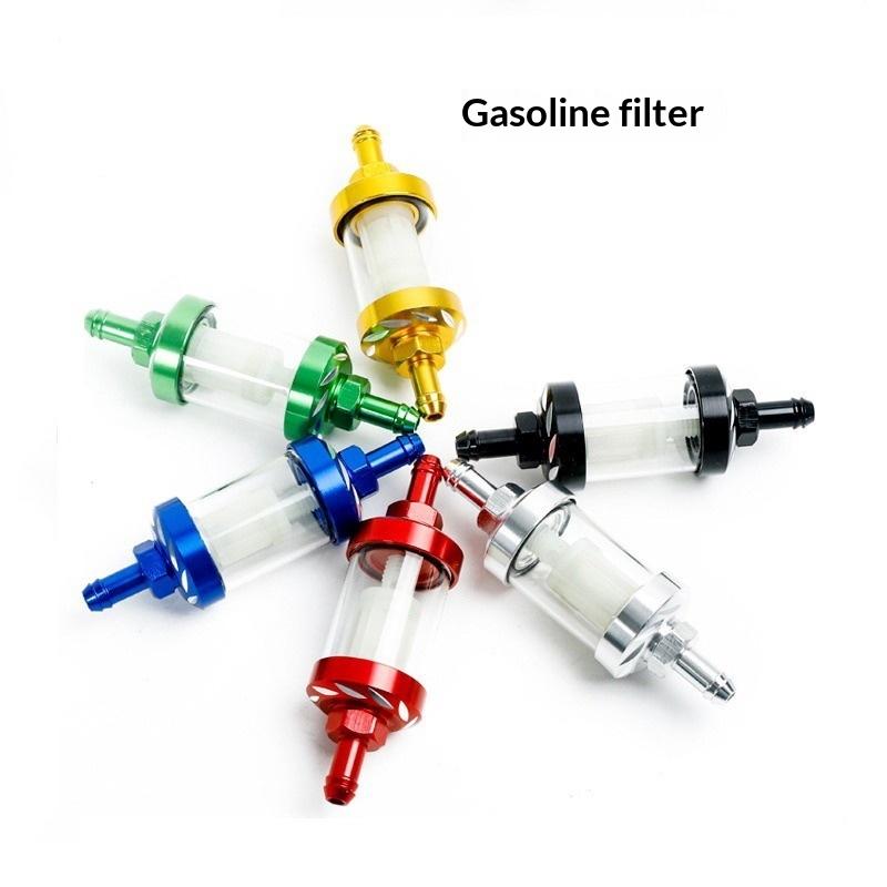 1Pc Large Universal Gasoline/Diesel Fuel Filter For Inline Fuel Lines For Rvs Garden Machinery Scooters Motorcycles Cars