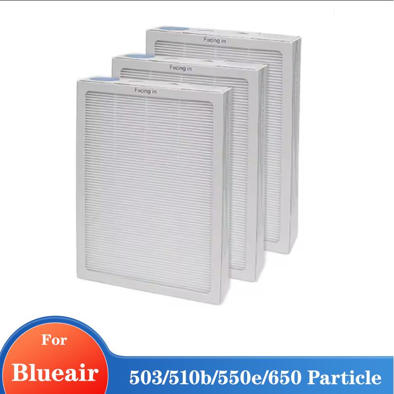 

3PCS Air Purifier Parts HEPA Filter And Activated Carbon Composite Filter Fit For For Blueair 503/510b/550e/650 Particle Type