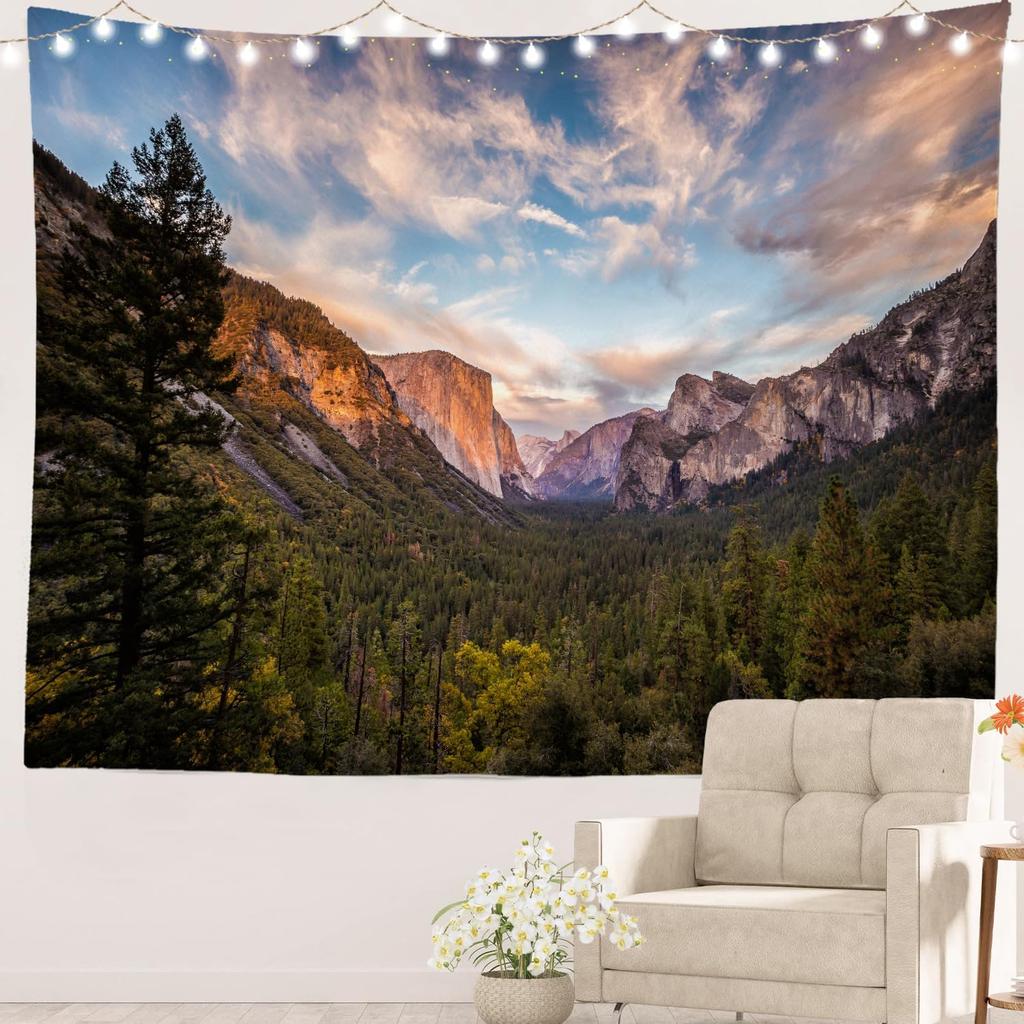 Black and White England Landmark Picnic Mat Hippie Trippy Tapestry Wall Art Meditation Decor for Bedroom Living Room Dorm, Red
