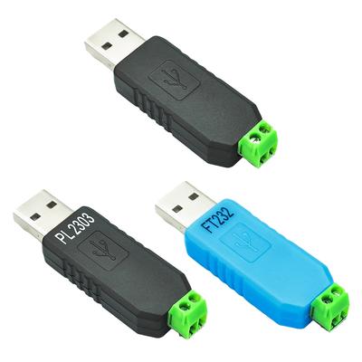 Convertisseur USB vers RS485 CH340/PL2303/FT232 Chip Adaptateur Série USB vers RS485 Support Win7 Win10 XP Vista Linux OS WinCE5.0