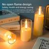 LED-Wackel-Simulationsglas Elektronisches Kerzenlicht Weihnachten Hochzeit Geburtstag Romantische Atmosphäre Kerzendekoration