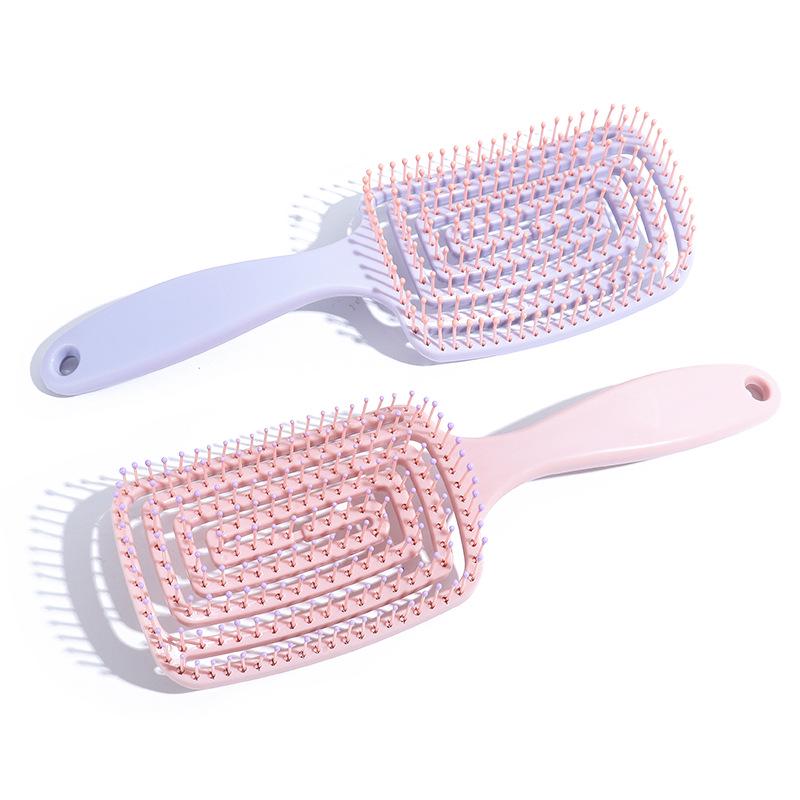 

Large Curved Scalp Massage Comb - Styling Curl Comb for Ladies фіолетовий