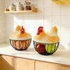 Playful Resin Food Holder Basket Kitchen Countertop Storage Bin For Arranging Seasonal Vegetables Eggs Basket